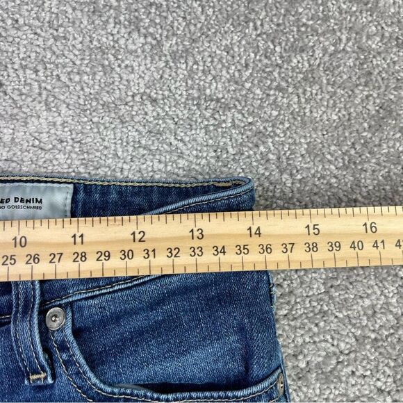 Ag Adriano Goldschmied Harper Jeans Women’s 28 Blue Straight Low Rise Denim - Picture 9 of 13